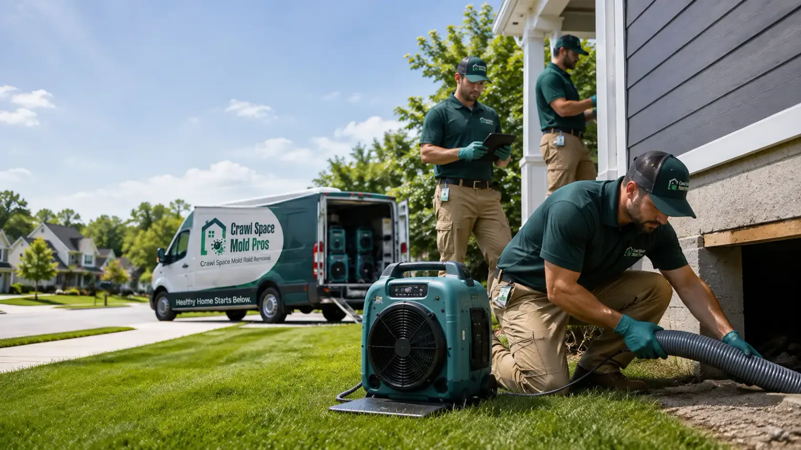 Crawl Space Mold Removal in Wheeler, IL